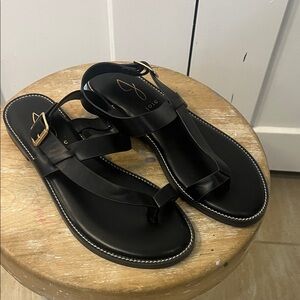 Like New Joie Lennox Black Strappy Sandals